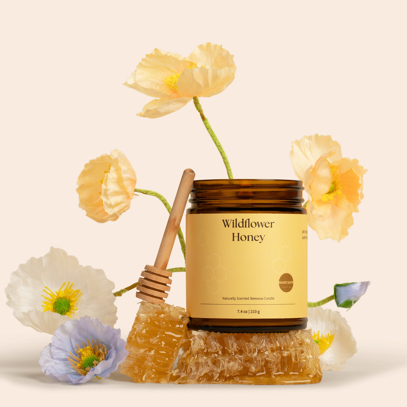 Fontana Candle Co Wildflower Honey Essential Oil Candle MADE SAFE